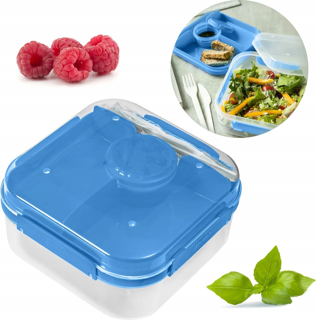 Uzsonnás Doboz Műanyag 1.6 L Kék