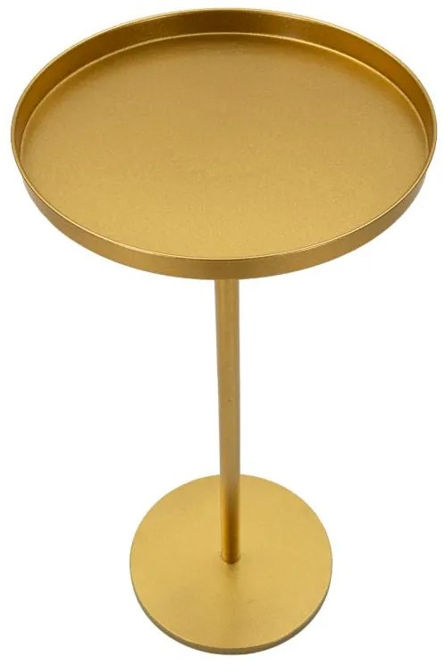 fém kisasztal Ø41x80 cm – arany színű