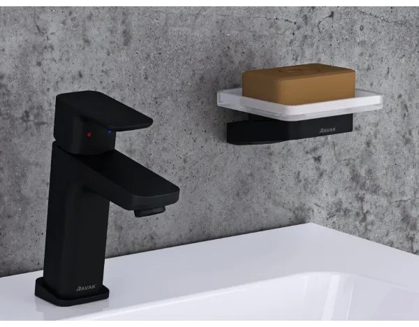 Ravak X070150 - Mosdócsaptelep FREE 17,2 cm fekete