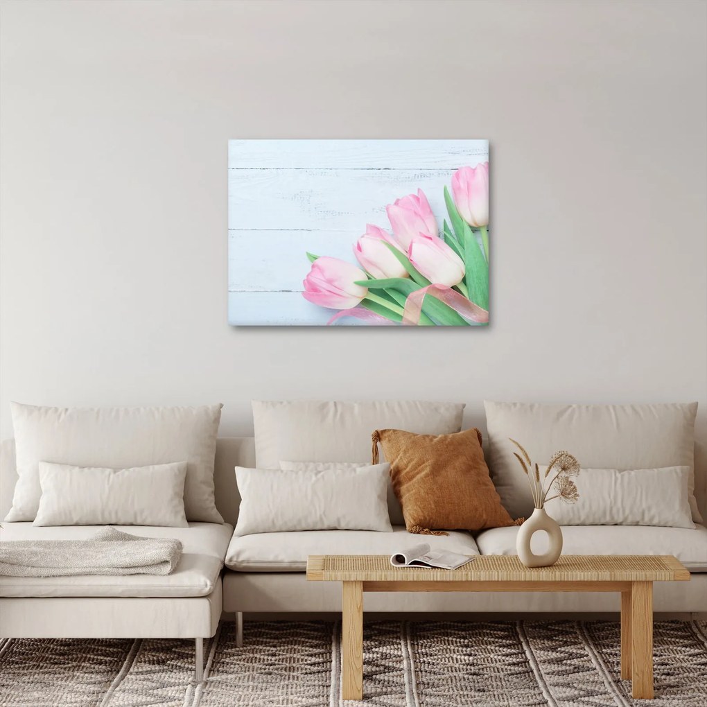 Kép - tulipán csokor (70x50 cm)