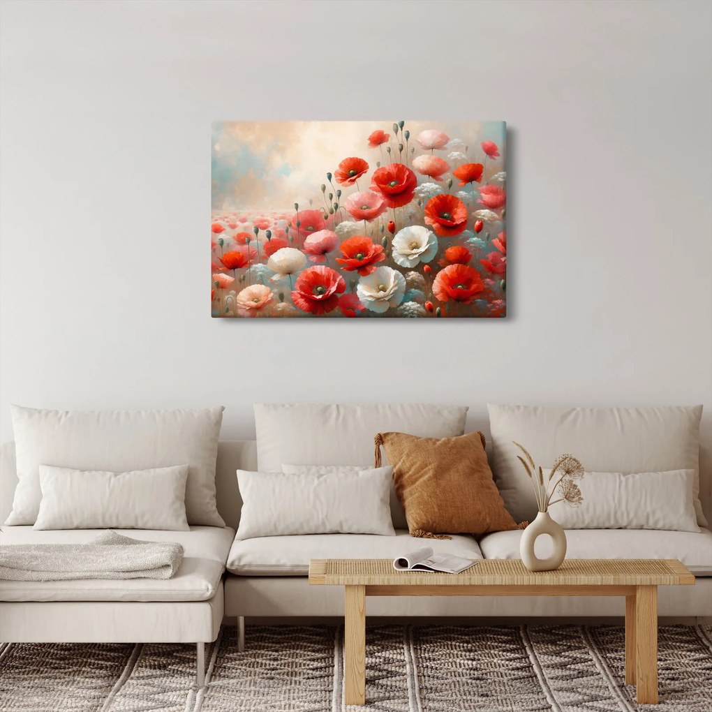 Kép - Pipacsok festménye (90x60 cm)