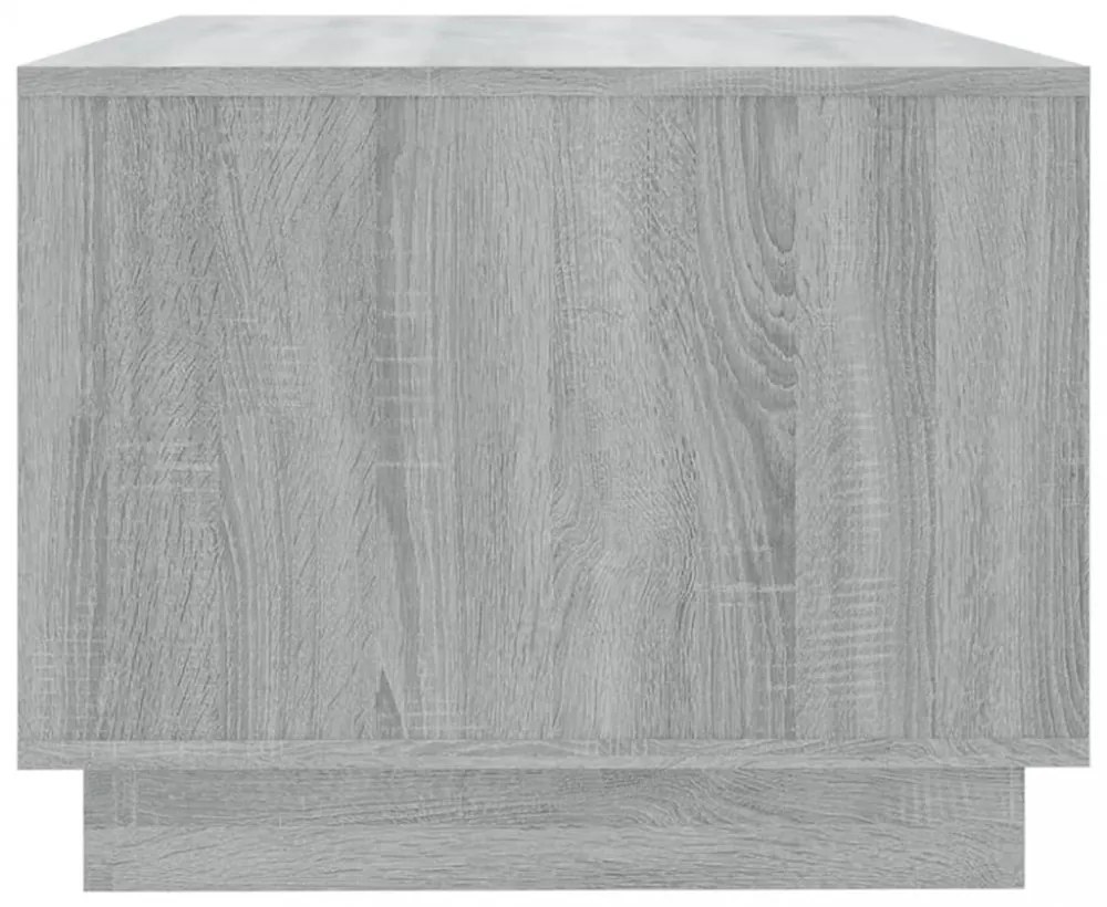 szürke sonoma szerelt fa dohányzóasztal 102x55x43 cm