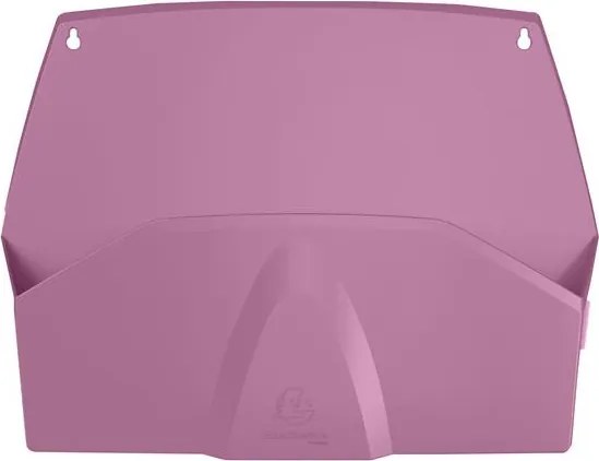 Fali rendszerező, 1 rekeszes, fekvő, 38,2x28,9x7,2 cm, EXACOMPTA Autentik, rózsaszín (EX61171D)