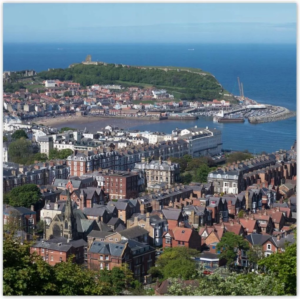 Plakátok 70x70 Kilátás a tengerre felülről