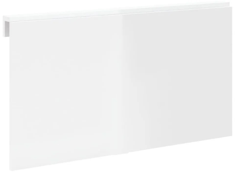 magasfényűfehér szerelt fa összecsukható fali asztal100x60x56cm