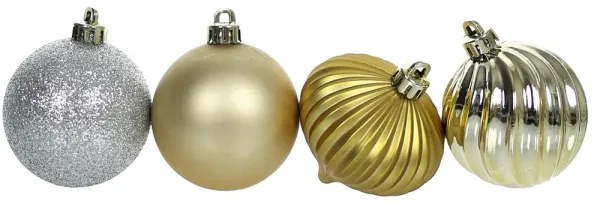 Retlux - Karácsonyi díszkészlet 30 db arany/ezüst