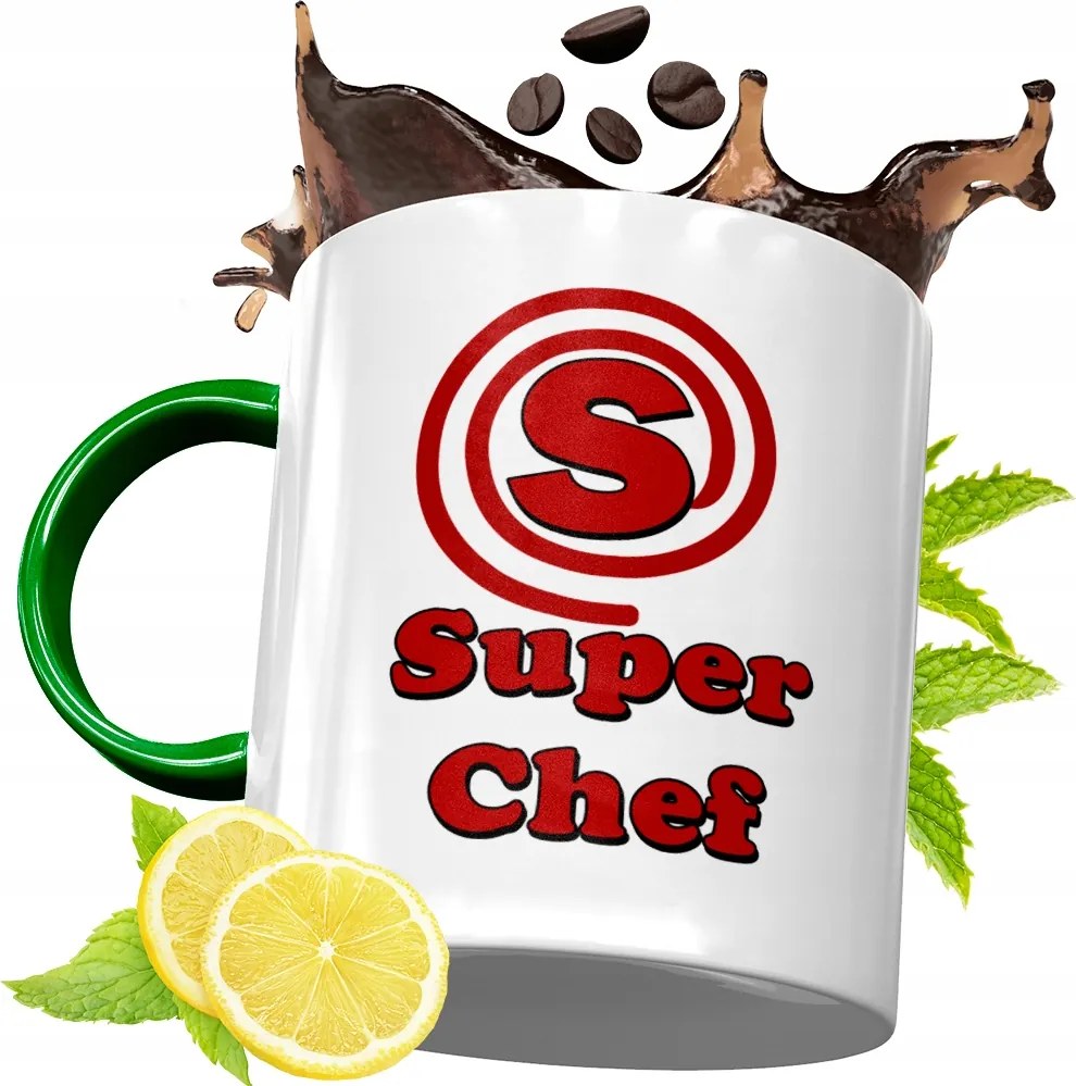 Zöld Bögre Szakácsnak Tökéletes Ajándék fényképes nyomtatással