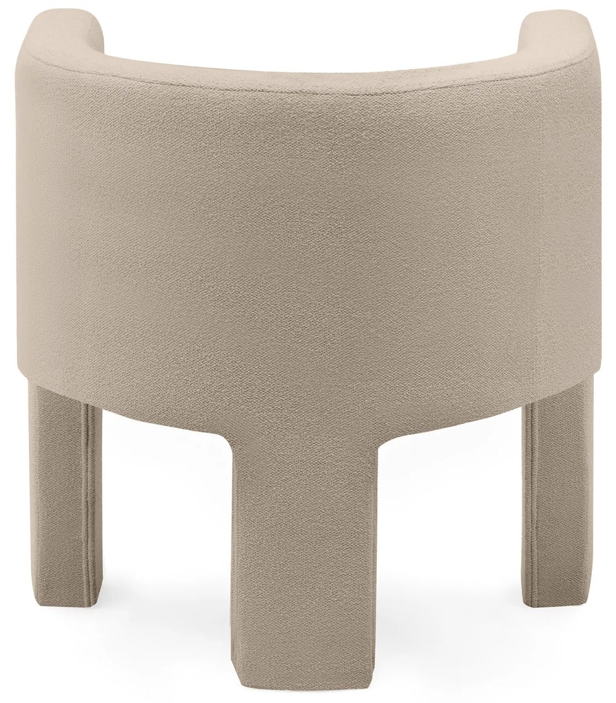 Bézs design szék MILU