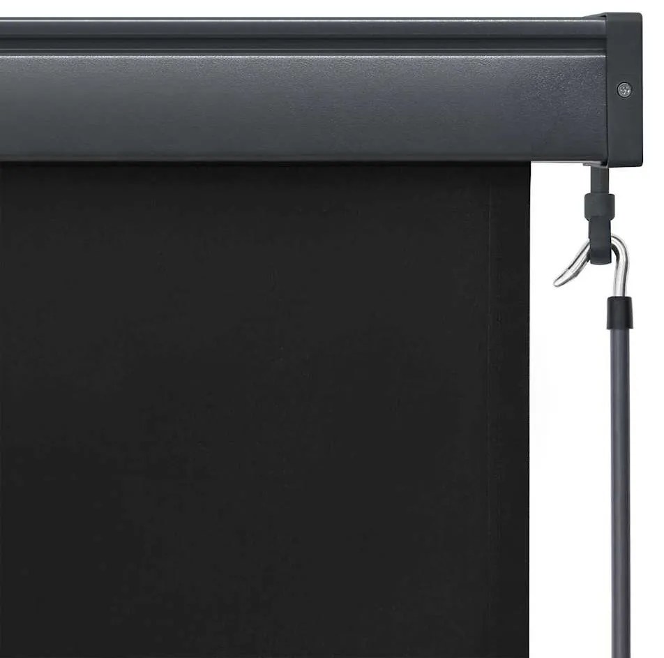 Kültéri Rolós Árnyék Csíkos Antracit 180 x 250 cm szövet