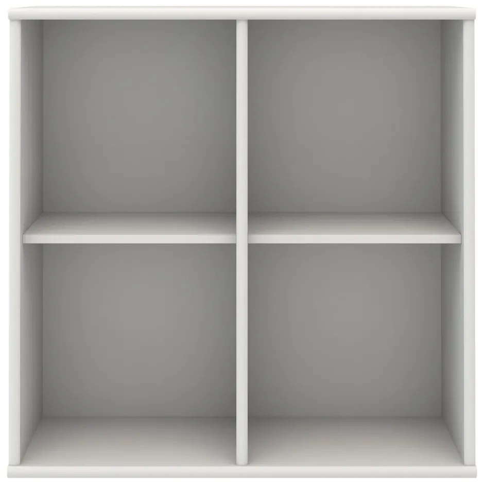 Fehér fali könyvespolc Mistral 025