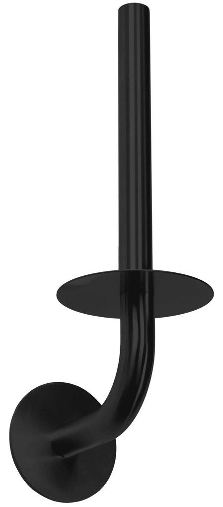 Falra szerelhető wc papír tartó BLACK 322220A