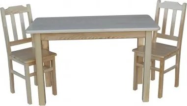 Étkezőasztal 110x70 natúr