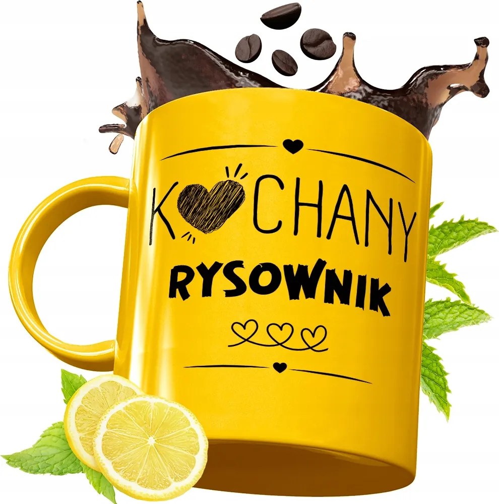 Prémium Arany Bögre Rajzolónak Ajándék Nyomtatott Fotóval