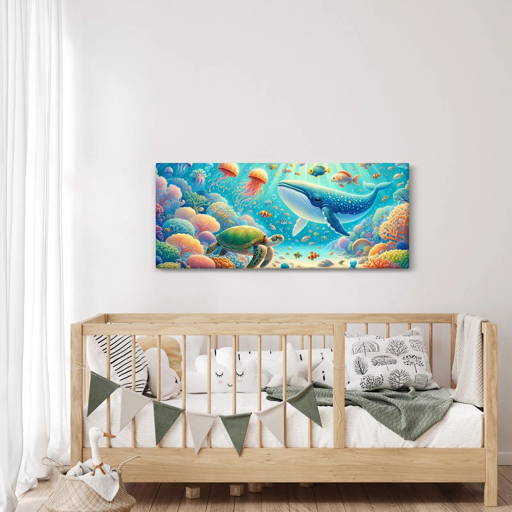 Kép - A világ a víz alatt (120x50 cm)