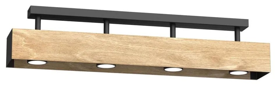 Felületre szerelt csillár MAISON 4xGU10/8W/230V tölgy