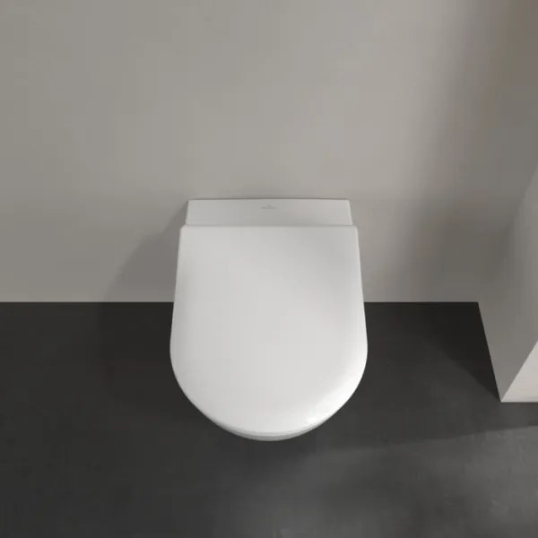 Villeroy & Boch 5614R201 - Falra szerelhető WC SoftClose ülőkével SUBWAY kerámia/fehér