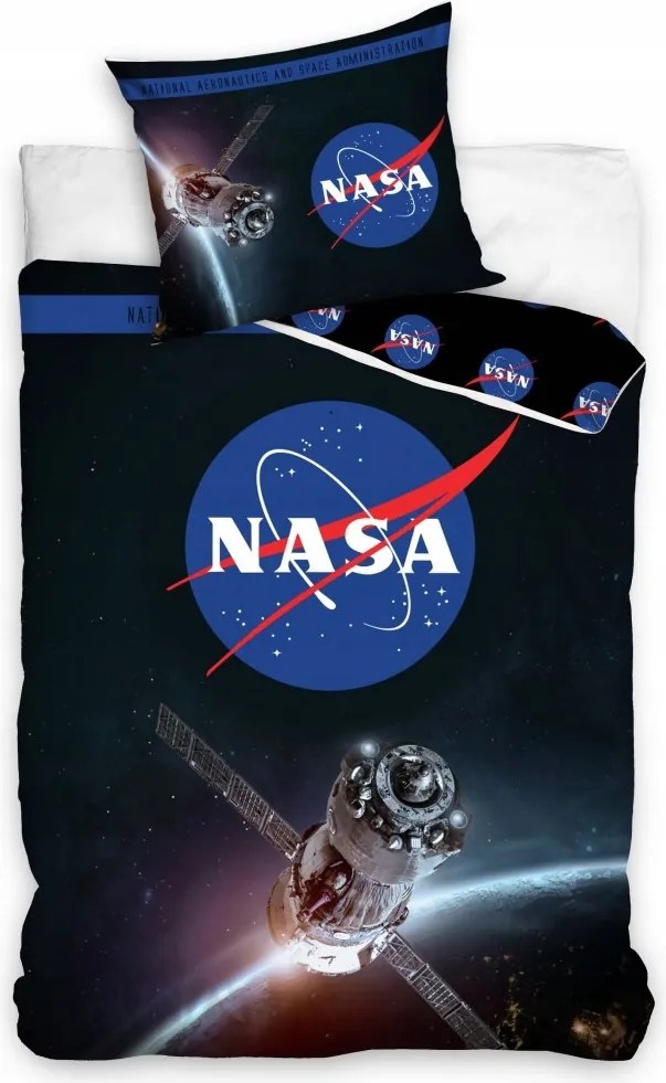 Nasa Mission ágyneműhuzat 140×200cm, 70×90 cm