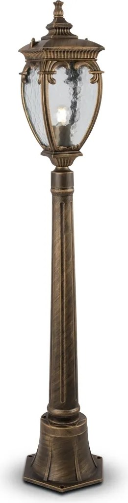 Maytoni klasszikus kültéri állólámpa fleur antik bronz fekete arany myo414fl-01gb1 IP44