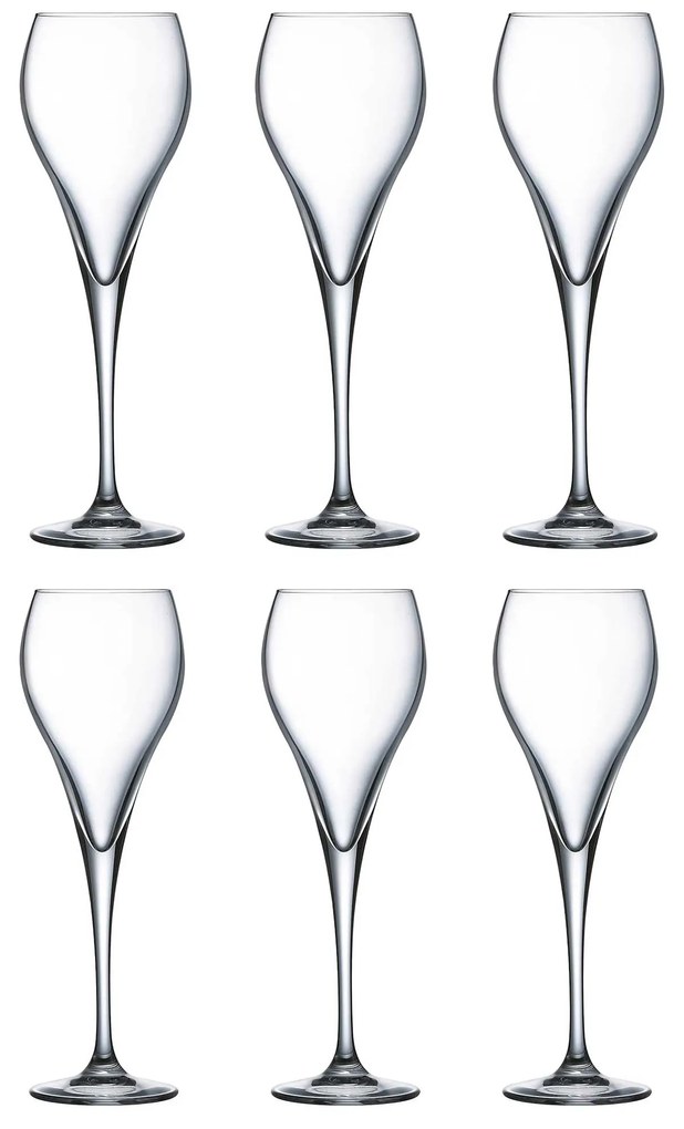 Luminarc Brio Flute pezsgős pohár 16 cl 6 db dobozban