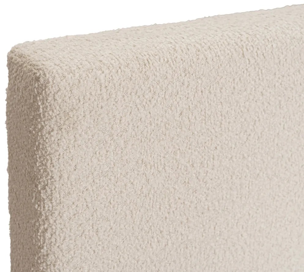 Krém Bouclé Kárpitozott Franciaágy. 140x200 KIOTO