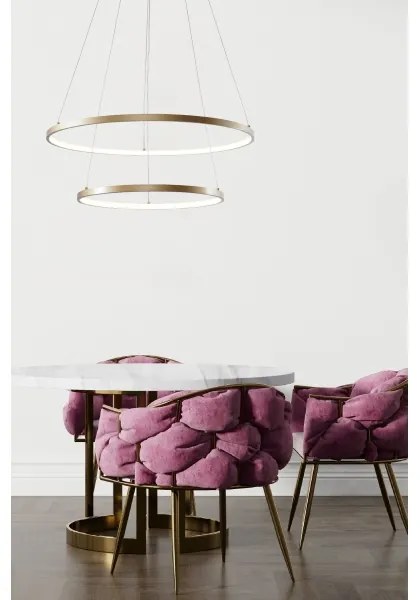 Zuma Line 2023200-GD - LED Csillár zsinóron BRENO LED/60W/230V 3000/4000/6000K