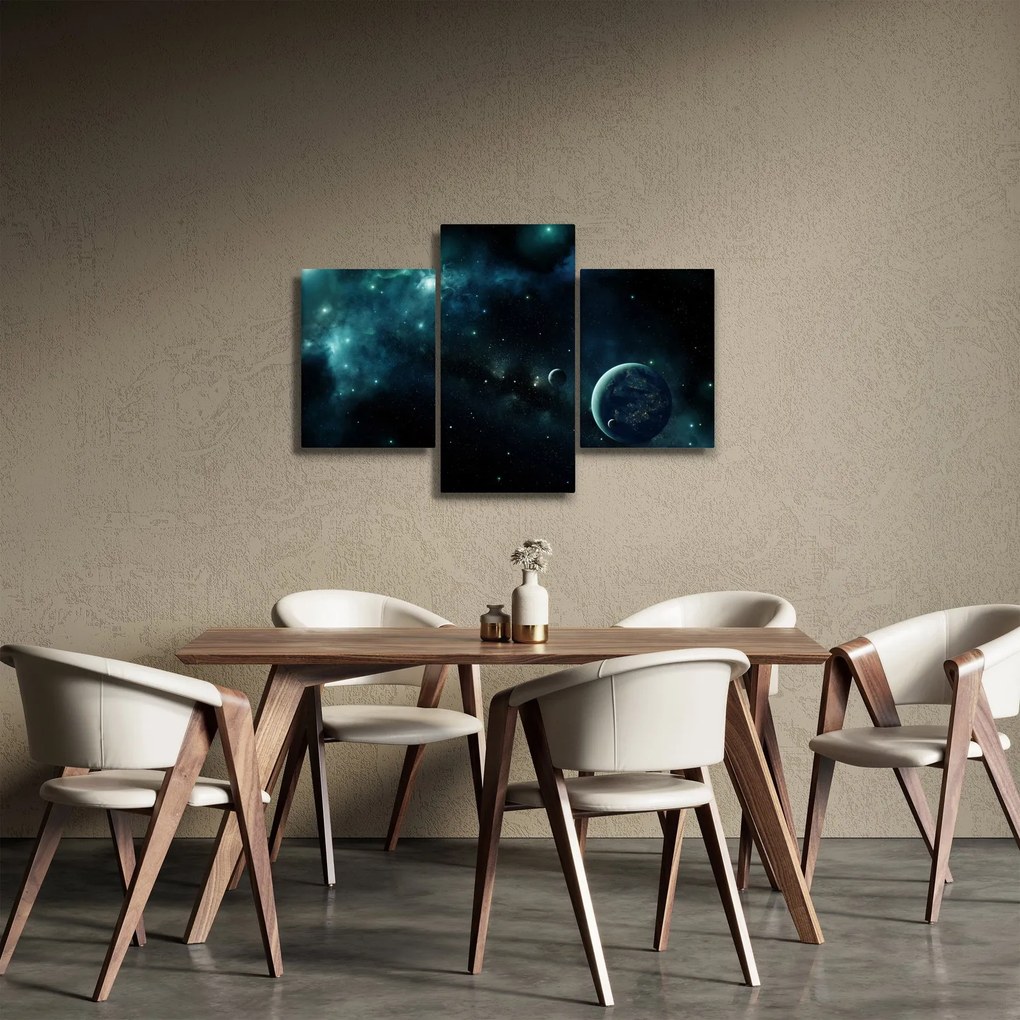 Kép - Élet az űrben (90x60 cm)