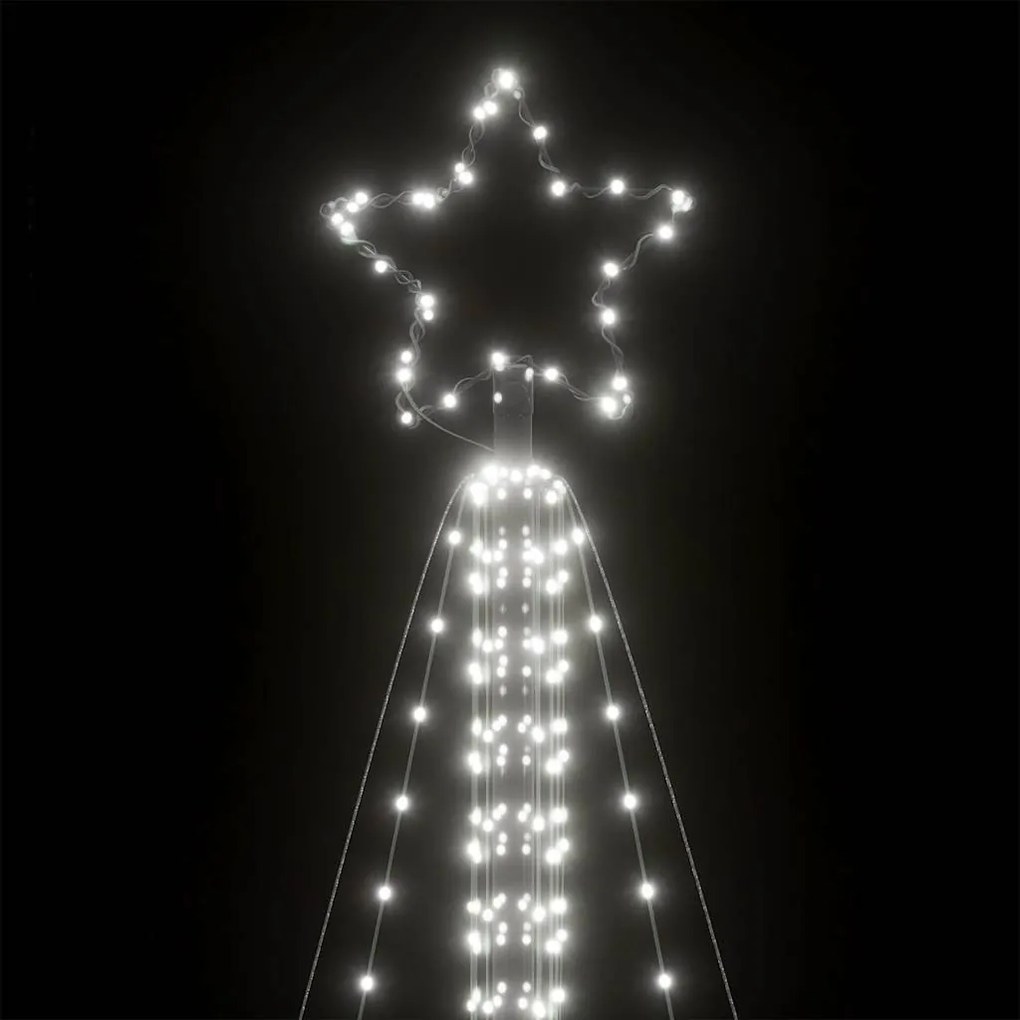 hideg fehér LED karácsonyfa 861 LED 478 cm