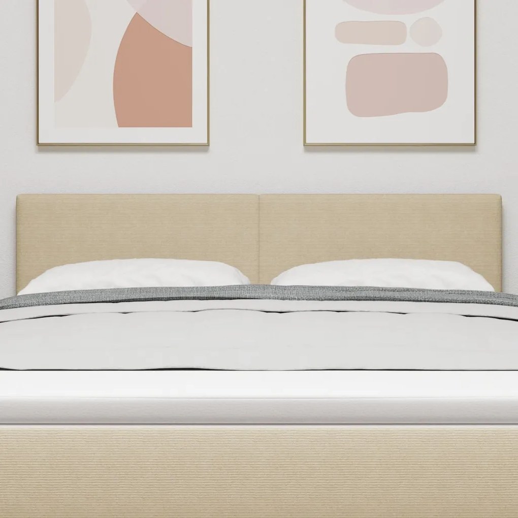 Fejtámla Egyszerű Design Világosszürke Zöld 140 cm Bársonyos Szövet