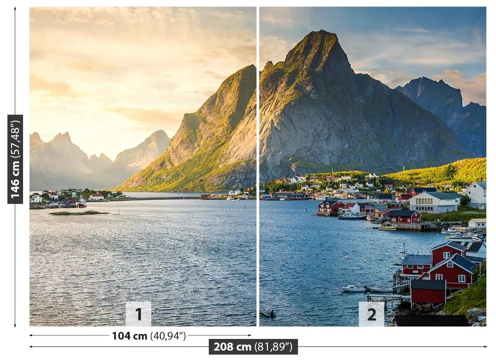 Fotótapéta fjord Norvégia 104x70 cm