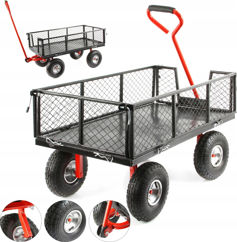 Kocsi Kerti Strand Összecsukható Turista Nagy 400KG 120L