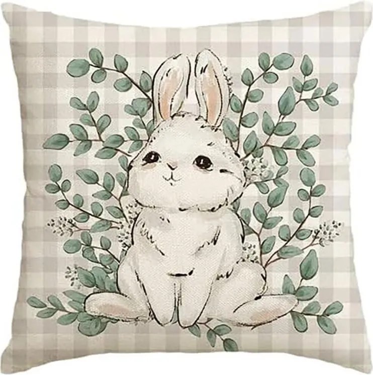 Lenvászon párnahuzat HOPELLE 45x45 cm, színes