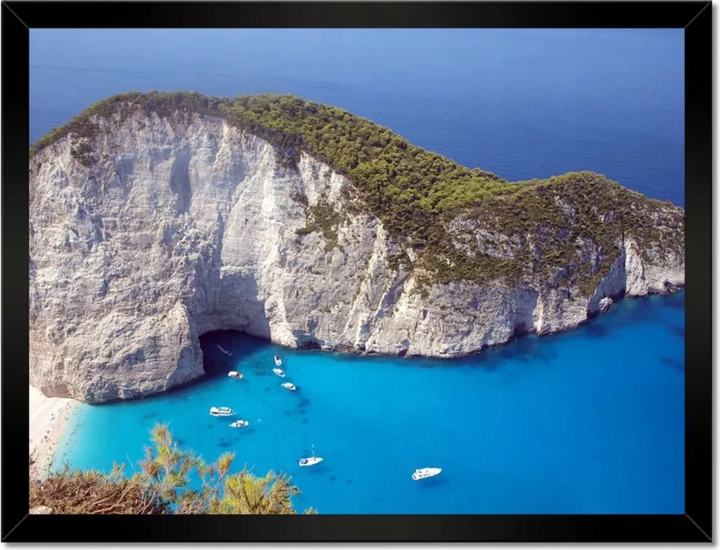 Poszterek keretben 40x30 Napsütéses nap a tengerparton