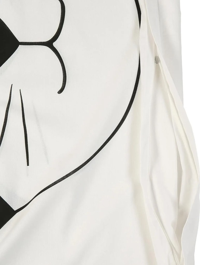 Pamut ágynemű kiságyba RACCOON fekete-fehér Ágyneműhuzat mérete: 40 x 60 cm | 100 x 135 cm