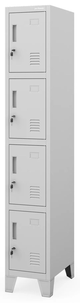 BHP szociális rekeszes szekrény szürke: ROBERT 1 Plus