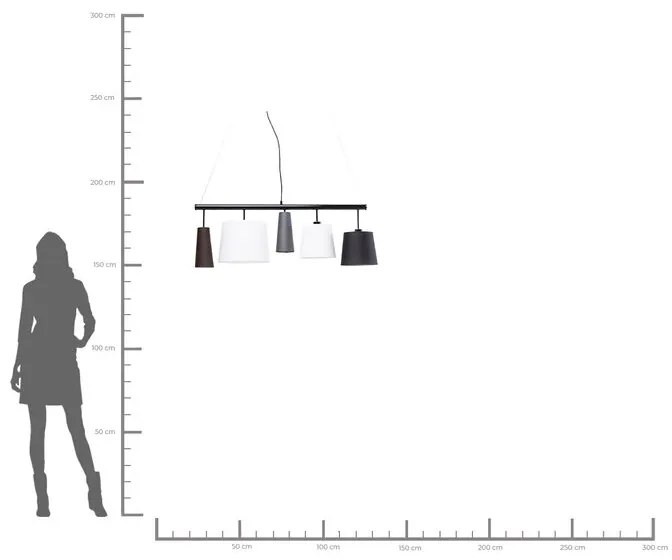 Kare Design Függesztett lámpa Parecchi Fekete 100 cm