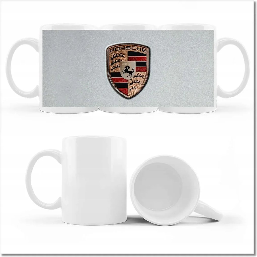 Fotó bögre Bélyeg Porsche Logo