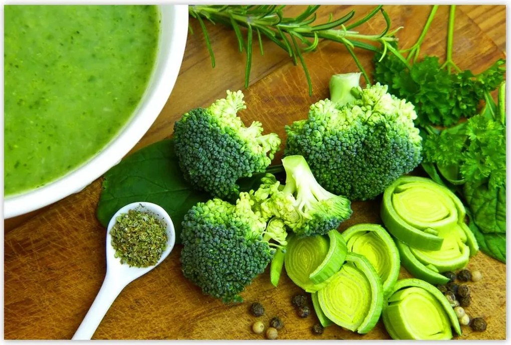 Poszterek 120x80 Zöld zöldségek Egészség