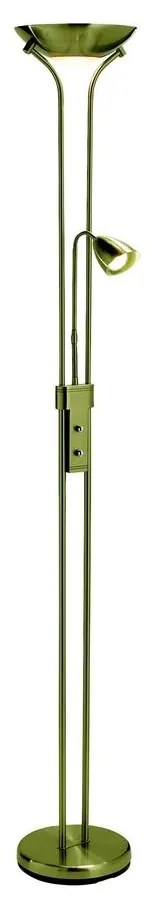 Markslöjd - Dimmelhető állólámpa DETROIT 1xR7s/300W + 1xGU10/35W/230V sárgaréz