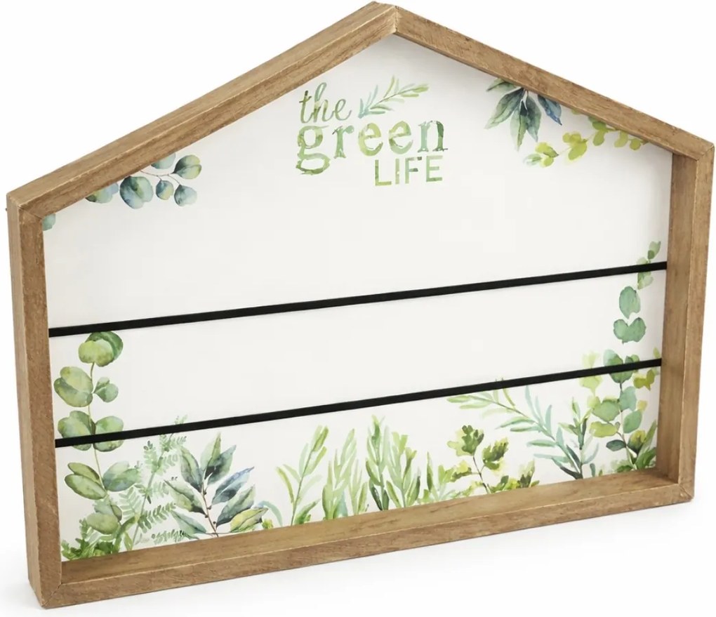 Fotókollázs tábla GREEN LIFE, természetes