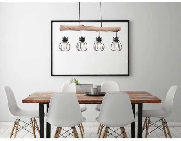 Globo 15326-4N - MINA 4 ágú függeszték E27/40W/230V