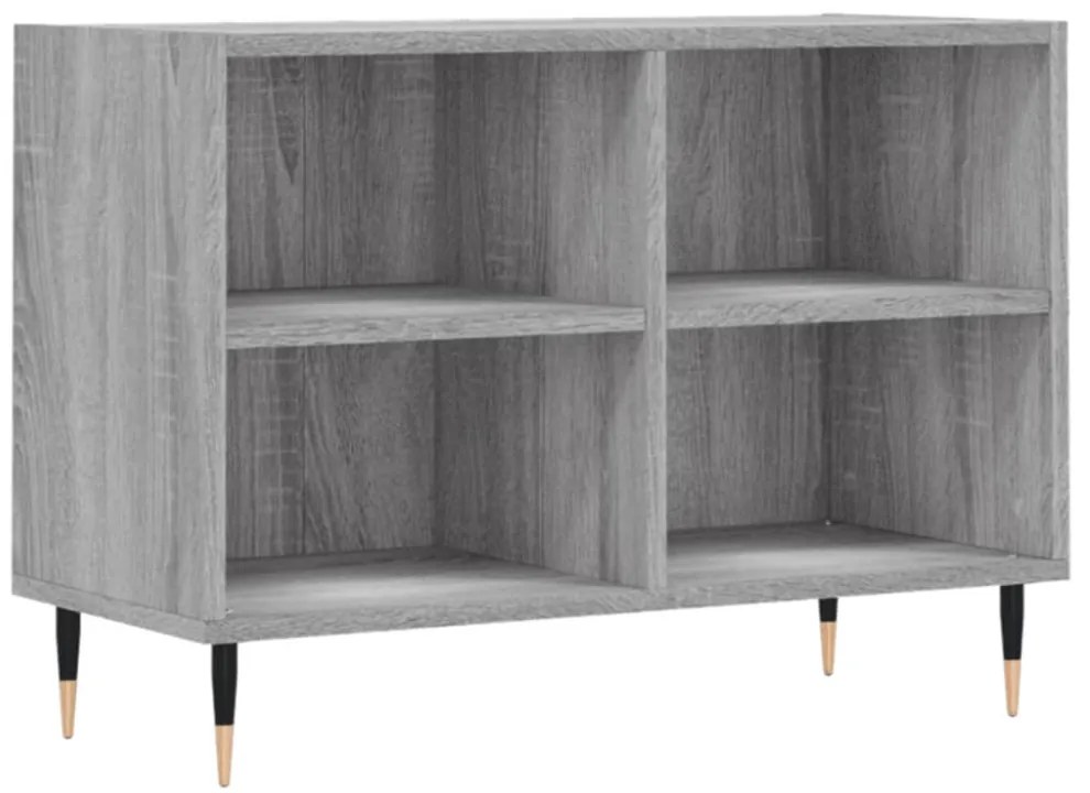 szürke sonoma színű szerelt fa TV-szekrény 69,5 x 30 x 50 cm