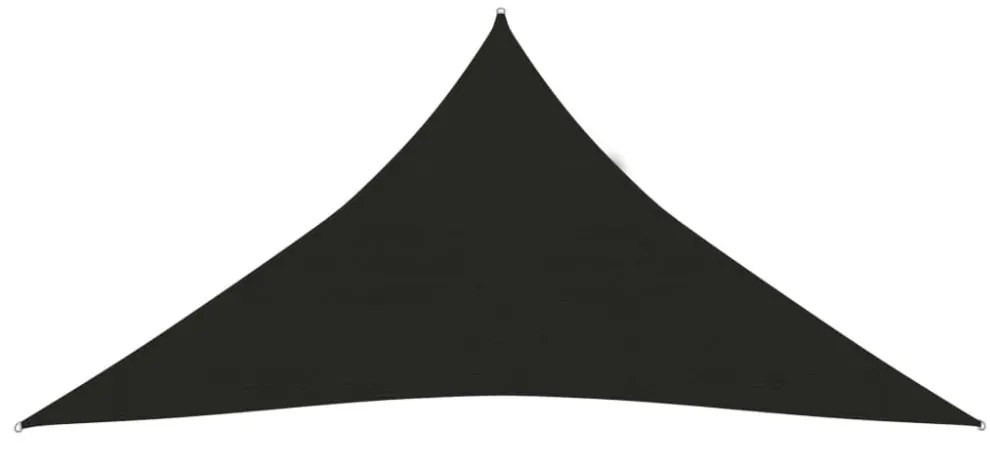 fekete HDPE napvitorla 160 g/m² 3 x 3 x 3 m