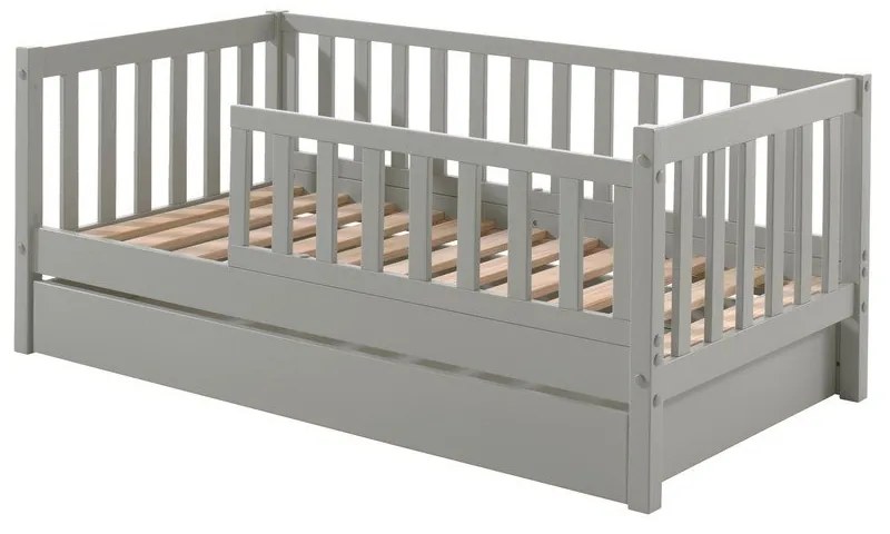 Szürke gyerekágy alatti fiók 70x140 cm Peuter – Vipack