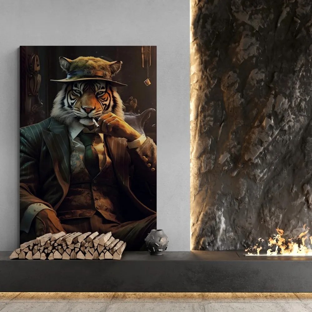 Kép állat gengszter tigris - 60x90