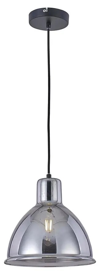 Klausen 111010 - Csillár zsinóron CREATE 1xE27/11W/230V szürke