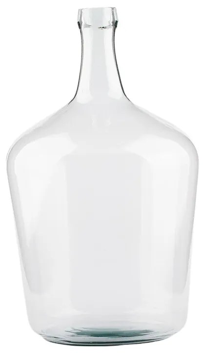 Üveg demizson, váza, dekorációs kiegészítő, 10 literes