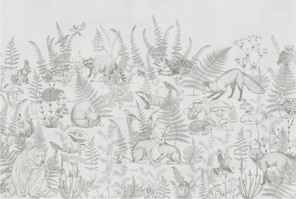 Dekoratív Fotótapéta Hálószobába Erdei állatok 104x70