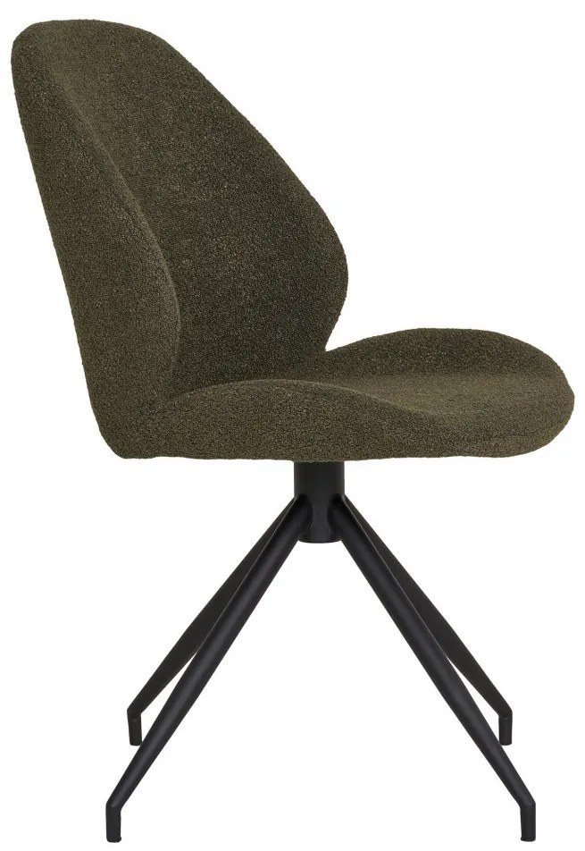 Monte Carlo forgó étkezőszék ecobőr zöld