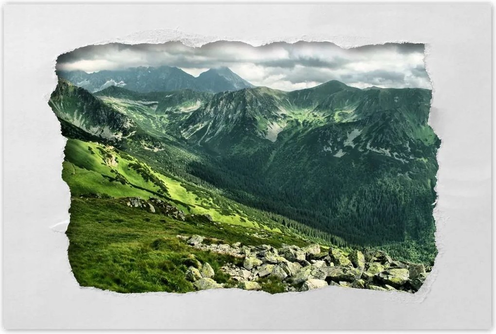 Poszterek 60x40 Tátra Lengyel hegyek Kilátás