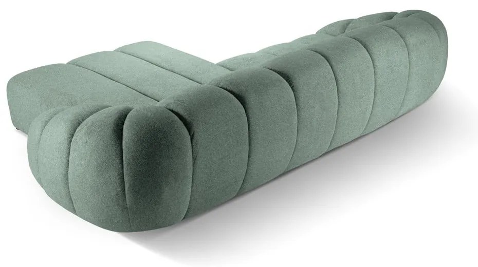 Világoszöld sarokkanapé (jobb oldali) Diana – Micadoni